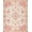 Beige Cream Rose, Pattern 1, variant on Design&I 8'x10' Washable Area Rug Extra Large Vintage Boho Distressed Ornate Frame Oversized Border for Dining Room, Office, Lounge, Snag-Free
