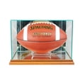 thumbnail image 1 of Perfect Cases FBR-W Rectangle Football Display Case, Walnut, 1 of 1
