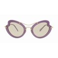 thumbnail image 1 of New - Miu Miu Butterfly Scenique Sunglasses SMU11R - Translucent Violet - $540, 1 of 6