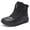 Black, variant on Men Waterproof Snow Boots Winter Ankle Wide Toe Box Work Boots