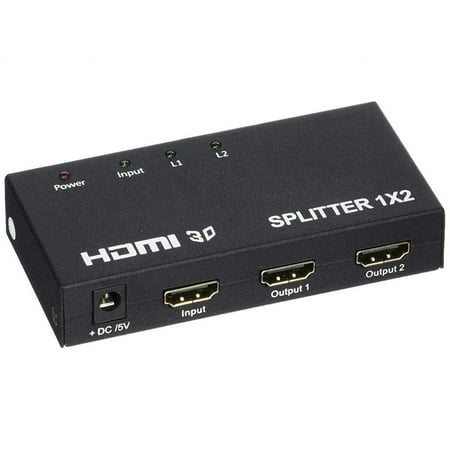 UPC: 0873791005987 | 4XEM 4XHDMISP1X2 2Port HDMI Splitter & Signal Amplifier