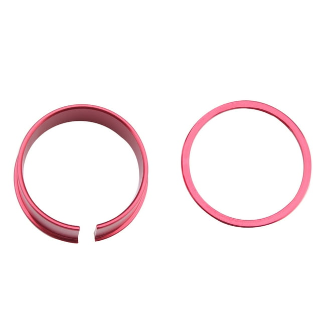 Juego de conversión de soporte inferior para bicicleta de montaña, arandela de anillo adaptador de eje BB rojo Zulema Conversión de Soporte Inferior