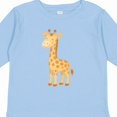 thumbnail image 4 of Inktastic Cute Giraffe Boys or Girls Long Sleeve Toddler T-Shirt, 4 of 5