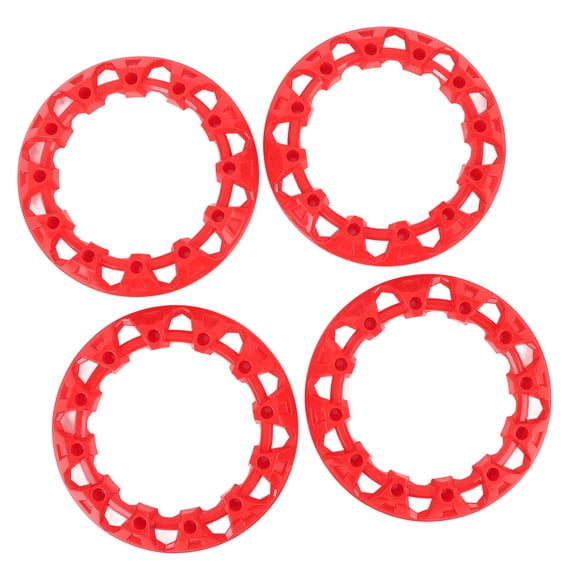 Couvercle de Garniture de Moyeu de Roue de VTT, 4 Pcs Protection Anti-Rayures en Plastique de 8 Pouces Universel pour Kart