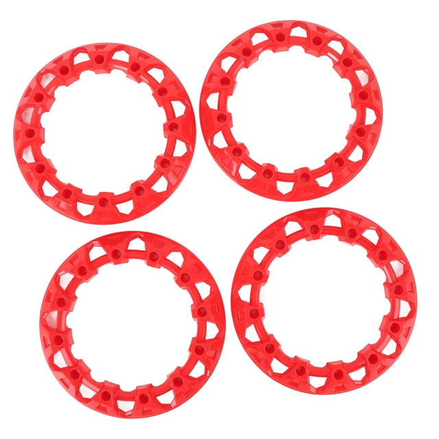 ATV Wheel Hub Decor Trim Cover, 4Pcs 8 Inch Protection Scratch Plastic Hubcap Trim Cover Universal for Go Kart