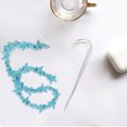 thumbnail image 4 of 4Pcs Curved Silver Alloy Beading Needles for Craft Making Jewelry, 4 of 9