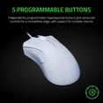 thumbnail image 3 of Razer DeathAdder Essential Mouse Gaming 6400 PPP SENSOR Blanco Universal, 3 of 5