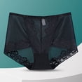 thumbnail image 3 of Bigersell Period Panties Women Clearance Women Cotton Underwear Period Panty Style P-1681 Spandex Shaping Panties High Waisted Thong Underwear Briefs High Waist Women's Panties Black L, 3 of 4
