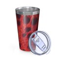 thumbnail image 2 of 16oz Tumblers Red Cheetah Leopard Pattern Stainless Steel Vacuum Insulated Double Wall Travel Tumbler Cups Mug with Lid and Straw,Cleaning Brush for Coffee,Tea, 2 of 4