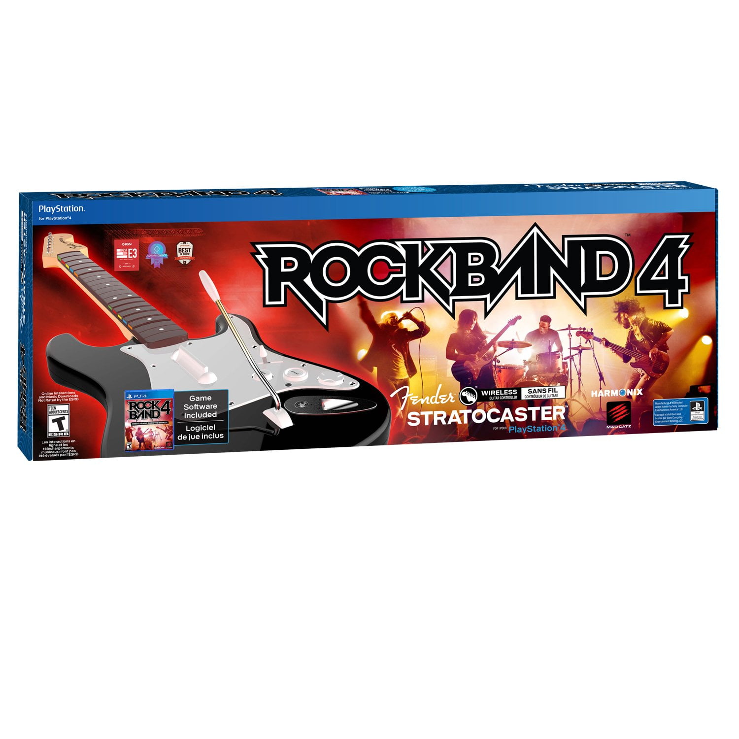 Rock Band 4 Guitar and Software Bundle - PlayStation 4 - Walmart.com