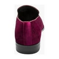 thumbnail image 2 of Stacy Adams Savion Plain Toe Velour Slip On Party Shoes Cranberry 25613-608, 2 of 7
