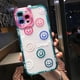 thumbnail image 1 of Bonita funda de teléfono transparente con dibujos de flores y sonrisas para iPhone 14 Pro Max 13 12 11 X XS XR 7 8 Plus, funda transparente a prueba de golpes para parejas Tan Jianjun unisex, 1 of 2