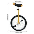 thumbnail image 2 of Miumaeov 20 Inch Unicycle Adjustable Unicycle Height Outdoor Unicycle Adult Cycling Unicycle 143-165lbs, 2 of 18