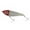 RED HEAD WHITE BACK / SILVER GLITTER, variant on MirrOLure Paul Brown Fat Boy Pro 3 1/2" Rattling Twitchbait Fishing Lure for Bass, 7/8 oz