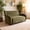 Olive Green, variant on Noble House Misty Nordic 58" Loveseat Accent Chair, Curved Backrest Chenille Fabric Sofa for Living Room, Olive Green