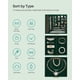 thumbnail image 3 of Joyero SONGMICS, organizador de 3 capas con tapa de cristal, color verde bosque, 3 of 9