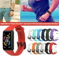 thumbnail image 3 of Correa Compatible para Huawei Band 6/Honor Correa de repuesto Pulsera 6 Banda de TPU resistente al agua Vogacara EL016366-07, 3 of 5