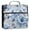 White Floral Pattern, variant on Water-Resistant 3-Ring Binder Organizer with Multiple Pockets Zipper Binder Bag for Office White Floral Pattern