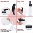 thumbnail image 5 of HonorHut Travel Silicone Bottles Set Portable Refillable Travel Essentials with Toiletry Bag LeakProof Squeezable Toiletry Containers Accessories Black, 5 of 7