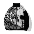 thumbnail image 3 of Chaquetas de invierno con estampado de calaveras para hombre, abrigos de invierno modernos y frescos para hombre, abrigos de plumón con impresión digital 3D, duraderos y de alta calidad, 3 of 4