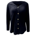 thumbnail image 5 of Cardigan Sweaters for Women Lightweight V Neck Button Down Long Sleeve Fall Fashion Outfits 2025 Knit Outerwear Coats, 5 of 5