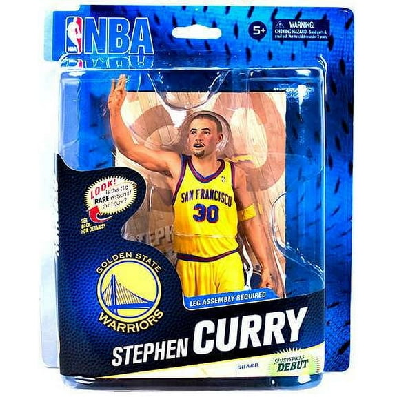 McFarlane NBA Sports Picks Series 24 Stephen Curry Action Figure (Yellow Jersey)