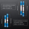 thumbnail image 4 of Matsuzay RC Car Link Linkage Tie Pull Rods Tensor Control remoto Piezas alternativas Reemplazo para 1/10 Arrma Senton 4X4 Accesorios para drones aéreos Azul, 4 of 6