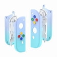 thumbnail image 3 of Gradient Violet Blue Custom Housing w/ABXY Direction Buttons Shell for Nintendo Switch/OLED Joycon, 3 of 8