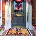 thumbnail image 3 of 250th Anniversary 1776-2026 Independence Day Welcome Doormat,Monogrammed Initial Surname Door Mat,American Flag Patriotic Outdoor Rug W, 3 of 5