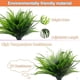 thumbnail image 4 of Plantas artificiales TURNMEON, 8 paquetes de helechos, decoración exterior, 4 of 7