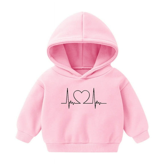 ZACPNCV Hoodies for Baby Girls Cute Plush Coats Pullover Sweatshirt Girls Boys Tops Hoodie Toddler Infant Cartoon Dinosaur Girls Tops Pink 6-7 Years