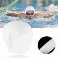 thumbnail image 4 of Gorro De Natación, Gorro De Natación De Pelo Largo, Alta Elasticidad, Duradero, Flexible Con 1 Pieza Para Nadar, 4 of 7
