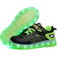 thumbnail image 2 of Kids Light Up Shoes Led Flash Sneakers with Spider Upper USB Charge for Boys Girls Toddles Best Gift for Birthday Thanksgiving Christmas Day, 2 of 6