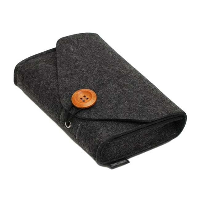 Bolsa organizadora de cables para viajes Yuarrent Gris oscuro