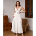 thumbnail image 2 of Vestido midi GLNEGE con corsé de verano, cuello en V, línea A y bolsillos, 2 of 5