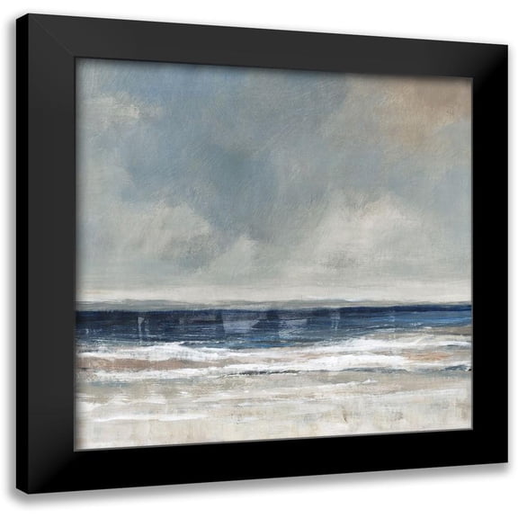 OToole, Tim 12x12 Black Modern Framed Museum Art Print Titled - Embellished Distant Land I
