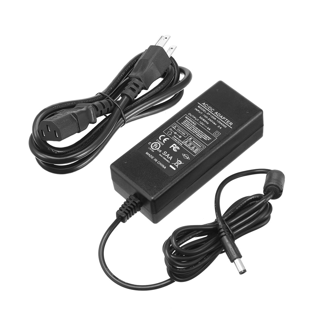 Ac Dc Adapter 100 240v 50 60hz 1.5 A AC 100V-240V 2A To DC 12V 4A Transformers Power Supply Adapter Charger