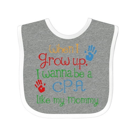 

Inktastic CPA Like Mommy Boys or Girls Baby Bib