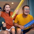 thumbnail image 5 of KAKOWELY Concert Inflatable Sticks for Playing Assorted Color Plastic Fun Noise Maker 24pcs,23.62"X3.94"X0.04", 5 of 5
