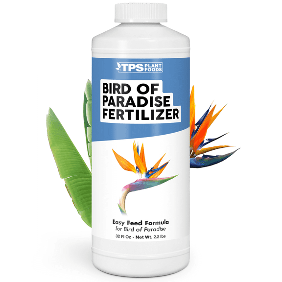 Bird of Paradise Fertilizer – Plant Food for Bigger Leaves & Vigorous Tropical Growth, 32oz