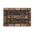 thumbnail image 2 of Steadline Premium Non-Slip Entryway Floor Mat - Thickened Polyester Door Mat with Floral Pattern for Kitchen and Bathroom - Dirt Resistant Washable Rug for Home Decor and Safety, 2 of 6