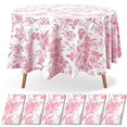 thumbnail image 1 of Mantel Redondo Impermeable Floral Ganeen 6 Piezas 213 cm, 1 of 6