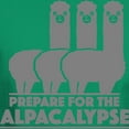 thumbnail image 3 of CafePress - Prepare For The Alpacalypse Dark T Shirt - Men's Classic Graphic Cotton T-Shirt, 3 of 4