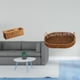 thumbnail image 2 of Caja de mimbre para pañuelos con soporte para control remoto y cesta de frutas para cocina, dormitorio, hotel y decoración del hogar., 2 of 8