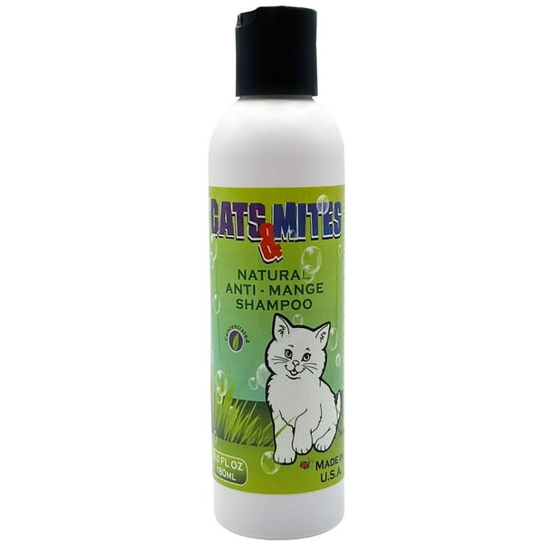 Cats n Mites Shampoo For Cats & Kittens With Mange, Hot Spot, Hair Loss