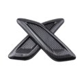 thumbnail image 4 of 2Pcs/Set  Car Hood Bonnet Vents Air Intake Scoop Flow Intake Front Engine Cover ABS Black Carbon Fiber Self-Adhesive, 4 of 5