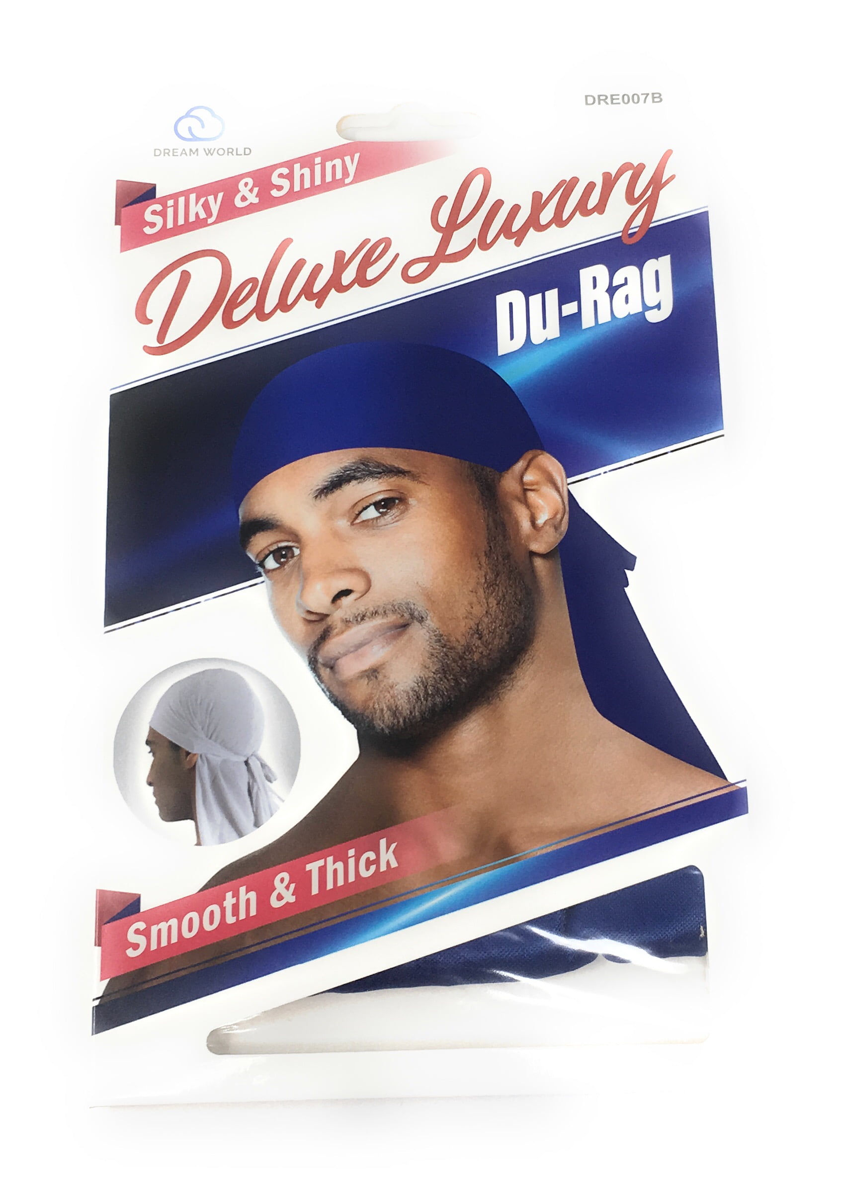 Dream Deluxe Luxury Silky Shiny Durag Wave Builder Smooth Thick Du Rag