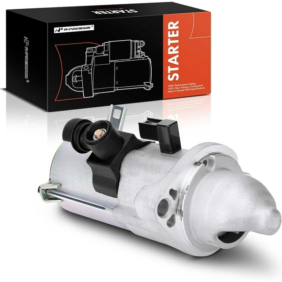 A-Premium Starter Motor Compatible with Honda Civic 2016 2017 2018 2019 2020 2.0L, Manual Transmission, 12V 1.6KW 9-Teeth Clockwise, Replace# 31200-5BA-A01, 31200-5BA-A02