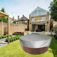 thumbnail image 3 of jinwen 6.23ft Above Ground Pool Cover Dustproof Protection Garden Above Ground Solid gray, 3 of 9