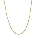 thumbnail image 1 of 14k Yellow Gold 18 Inch 2.75mm Rope Chain Necklace Pendant Charm, 1 of 9